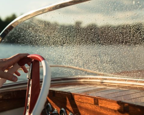 water moisture on convertible car windshield