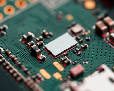 green and black circuit board
