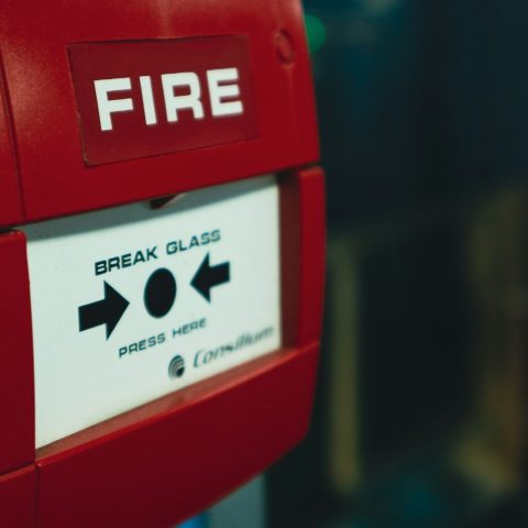 a close up of a red fire hydrant