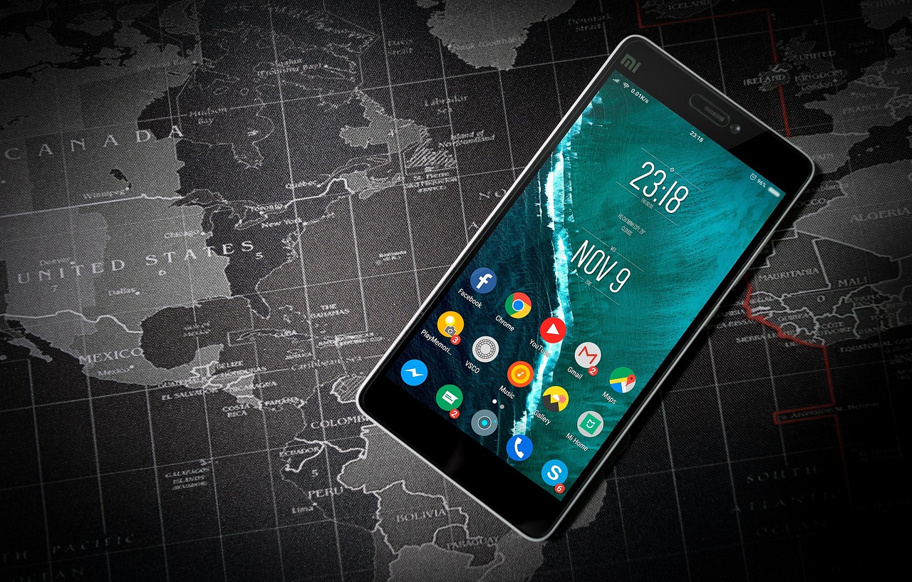 Android-smartphone met het instellingenmenu geopend op de app-beheer pagina